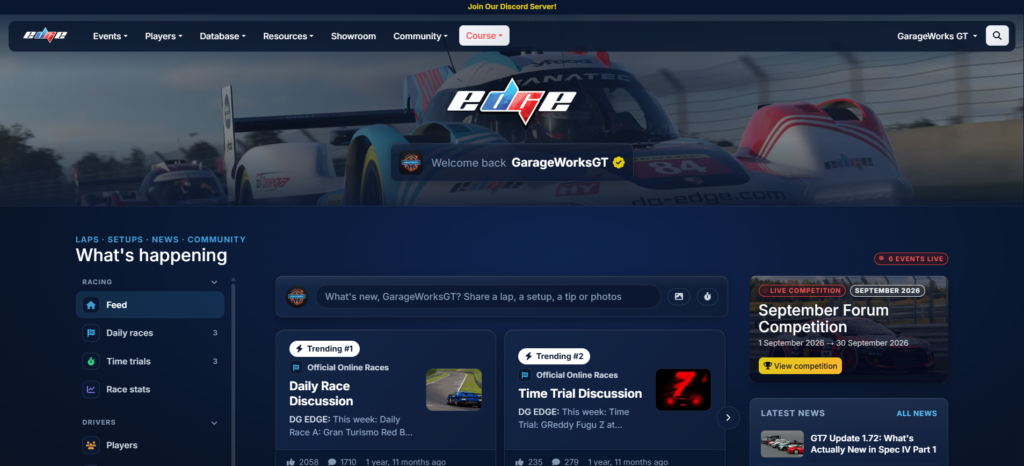 DG Edge Unveils Major Redesign: New Look, Forums & Profile Cards